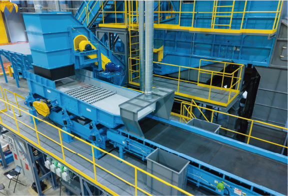 振動フィーダ・手選別設備